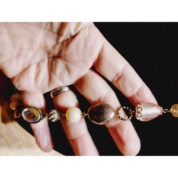 Unbranded Vintage beaded necklace 26"    J-3 - Picture 2 of 11